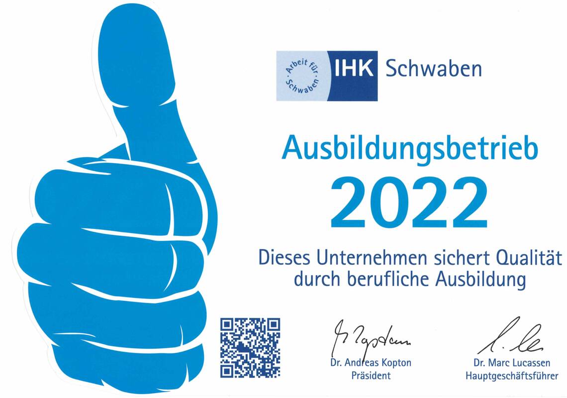 Ausbildungsbetrieb 2022